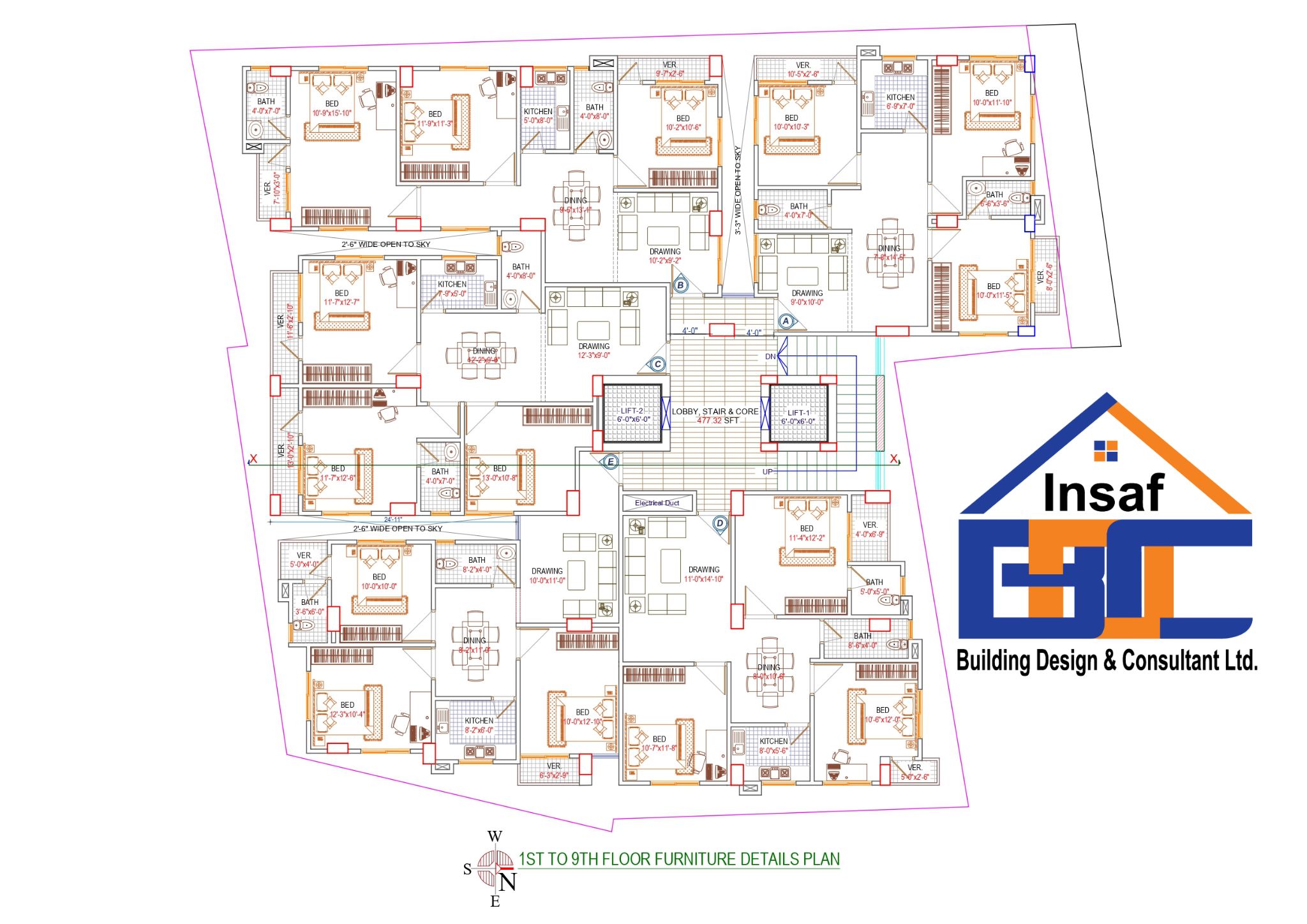 Darus Salam Tower Floor Plan